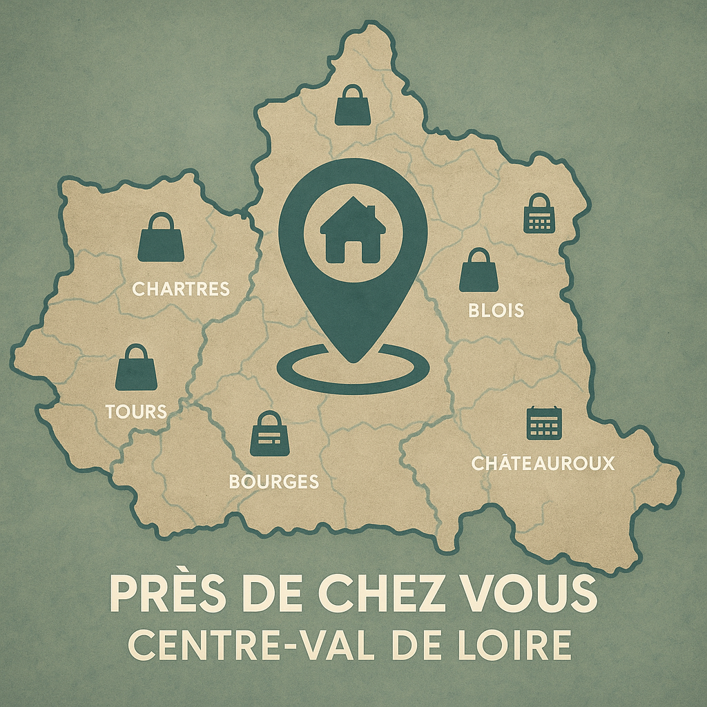 Carte des commerces locaux